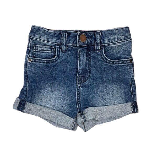 O'neill Shorts Cuffed Stretch Denim Jean Button & Zipper Closure Girl Size 6 - Picture 1 of 6